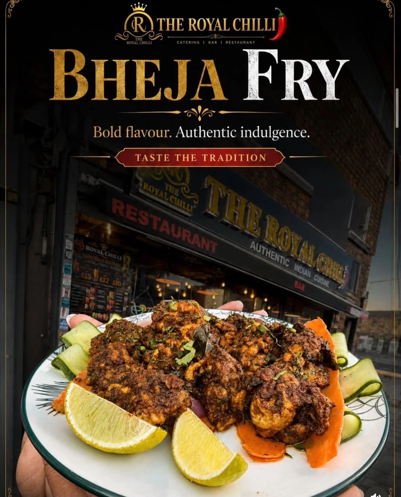 Bheja Fry Special at The Royal Chilli, Hounslow